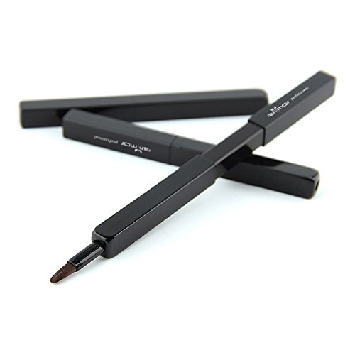 Anmor Retractable Lip Brush Travel Size Makeup Brush for Lip Gross and Lip Stick RL03