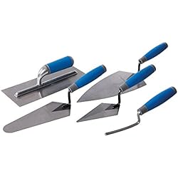 Epp Para Albañiles Silverline Tools 395016 Paletas de Albañil con Mango Engomado, Caja de 5
