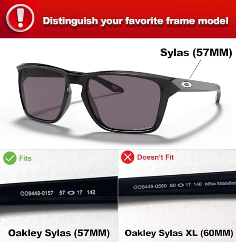 Image of Polarized Lenses Replacement for Oakley Sylas Sunglasses OO9448 57mm - 2 Sets