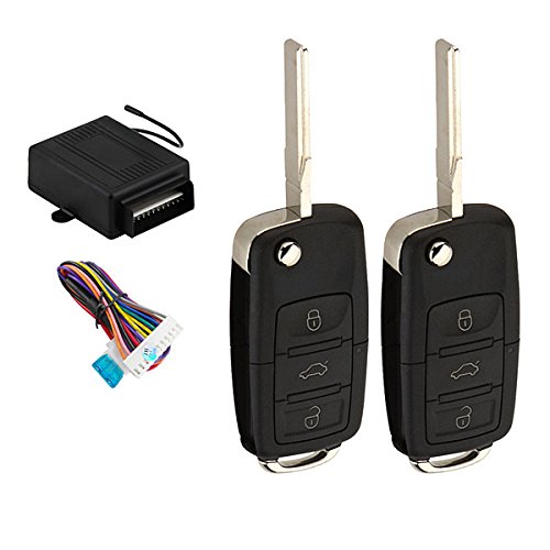 YONGYAO 12V Universal One Way Coche Alarma Sistema Cierre Centralizado Remoto