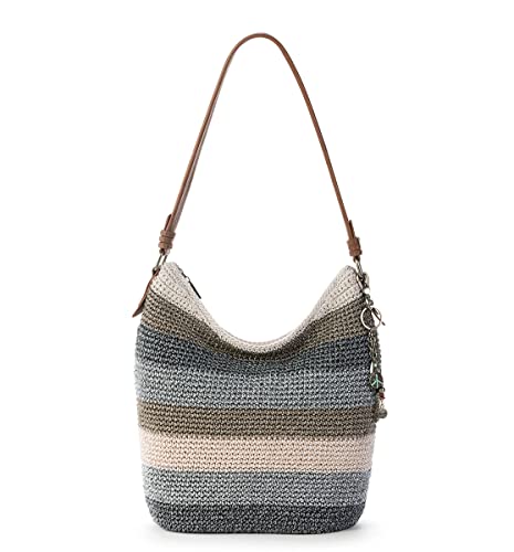 The Sak Womens Hand-Crochet, & Silhouette, Sequoia Hobo Bag In Hand Crochet Soft Slouchy Silhouette Timeless Elevated Design, Desert Stripe Ii, One Size Us #TOP7