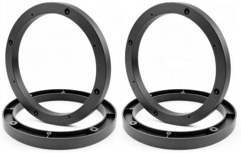 Zenoruslky 6.5" Speaker Adapter Ring,Pre-drilled Plastic Mount Bracket 4PCS