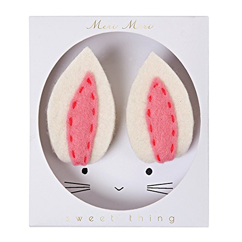 Easter Gifts for Kids Easter Basket Treats Easter Bunny Hair Clips Set of 2