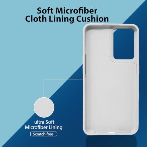 Image of LIRAMARK Liquid Silicone Soft Back Cover Case for OnePlus Nord CE 2 5G / 1+Nord CE 2 5G (White)