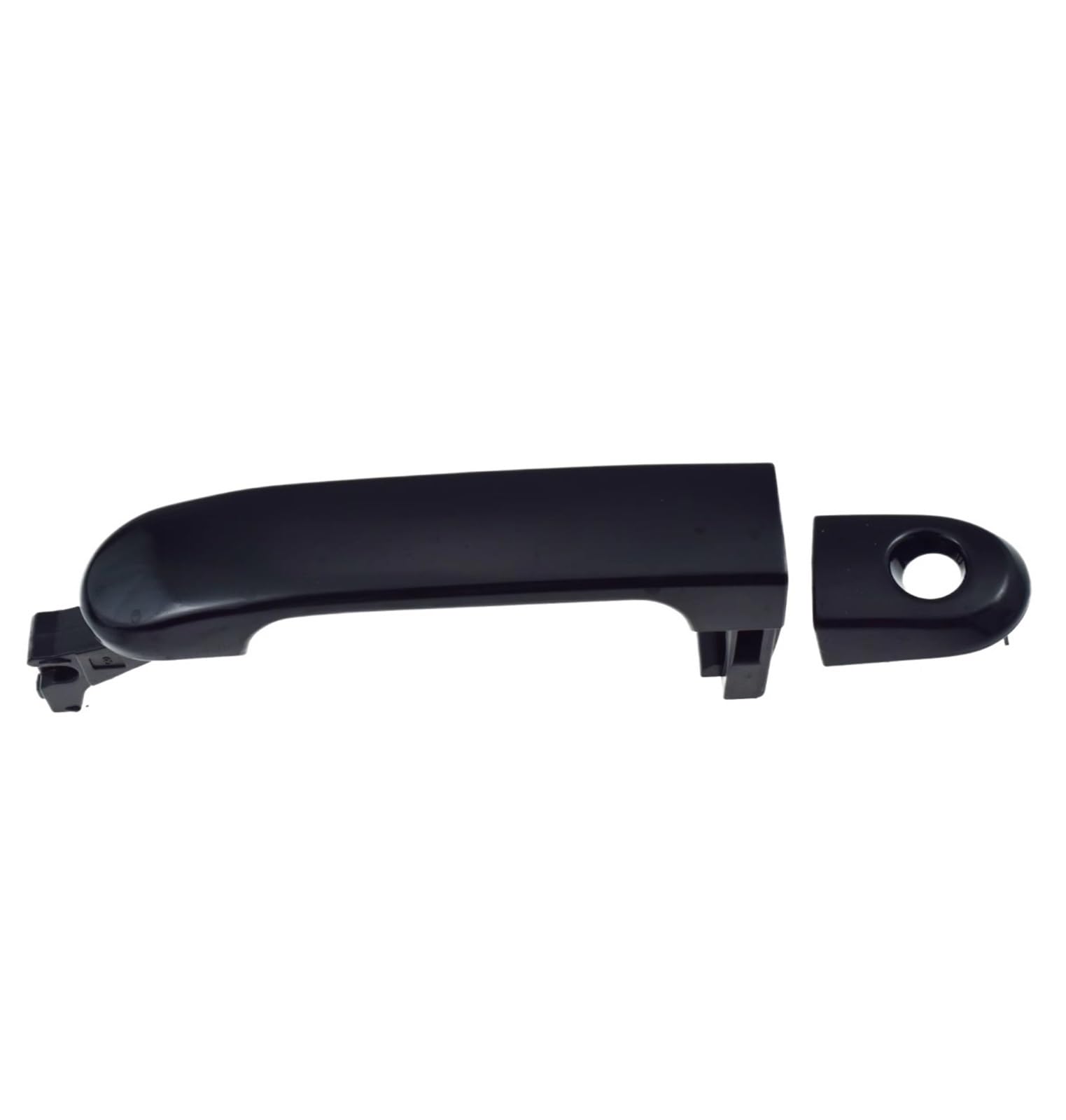 Iukmr 1 Pcs Front Left For Nissan For Versa 1.6L .8L 2007-2012 For Tiida 2007-2011 Front Rear Left Driver Or Right Passenger Black Outside Car Door Handle Car Outer Door Handle(1 Pcs Front Left)