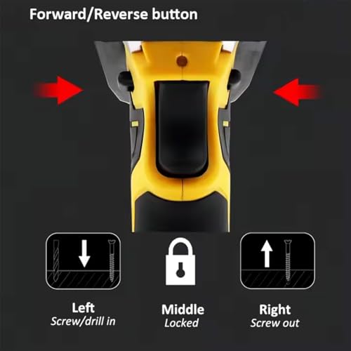 Image of MAF PRO CDLI12108 Cordless Drill Machine 12V, 10mm Keyless Chuck, 18+1 Torque Settings, Variable Speed, Drill Driver for Wood, Metal and DIY Home Use
