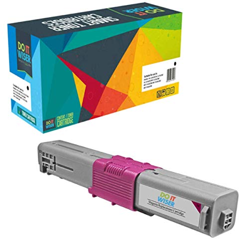 Do it Wiser Compatible Toner Cartridge Replacement for Oki MC362w C531dn MC361 C330dn C331dn MC351dn C310dn C330 C530dn MC561 C510dn C511dn C312dn MC361dn MC352dn MC362dn MC562dn (Magenta) 2,000 Pages