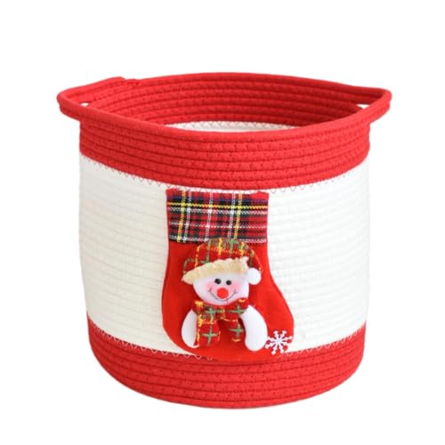 Cesta tejida para Navidad que soluciona el desorden de ropa 2