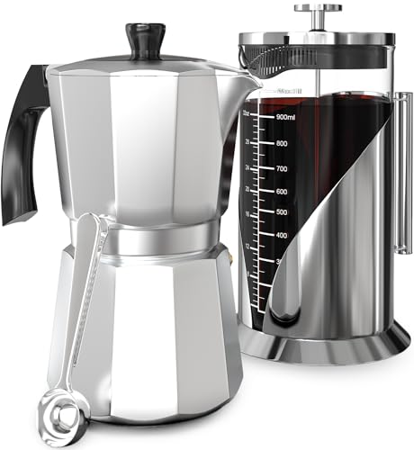 Cafe Du Chateau Espresso Maker & Stainless Steel F