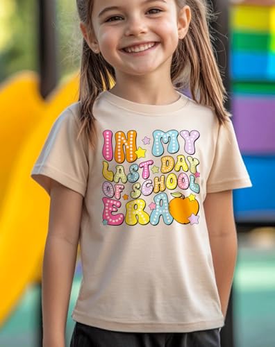 Image of hrcfbk Kids Toddler Little Boys Girls Last Day of School T-Shirt End of School Year Summer Holiday Shirt