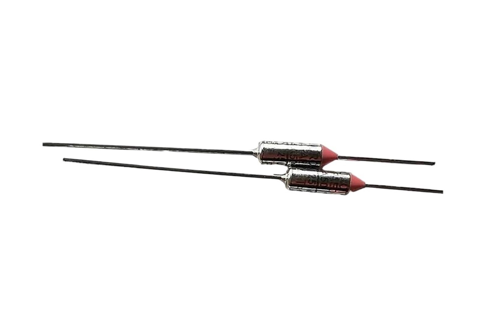MEIFUUDWPJG 50Pcs E4A50 TF216C Thermal Cutoff Fuse Axial Leaded 10A 250V 216°C E4A50216C