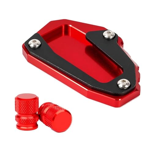 Extension de béquille anodisée rouge haut de gamme pour Ducati Multistrada V4S