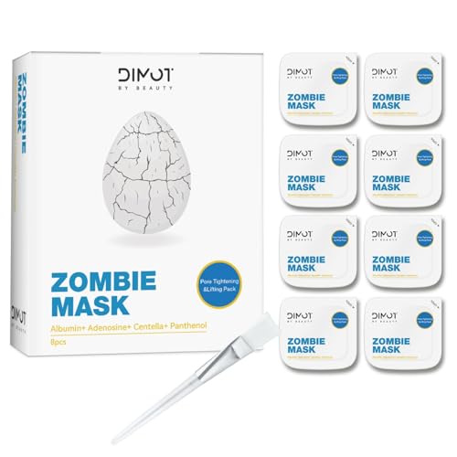 YOYILY 2025 New Zombie Facial Mask - Hydrating & Tightening Face Mask Lifting Deep Cleansing Pore for Women & Men 1 Box 8Pcs