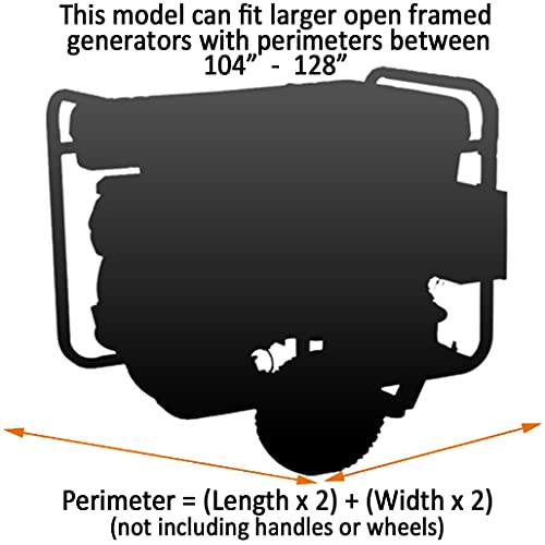 Gentent Xl Generator Running Cover - Universal Kit - For Larger Open Frame Generators (Extreme, Tan) #TOP4