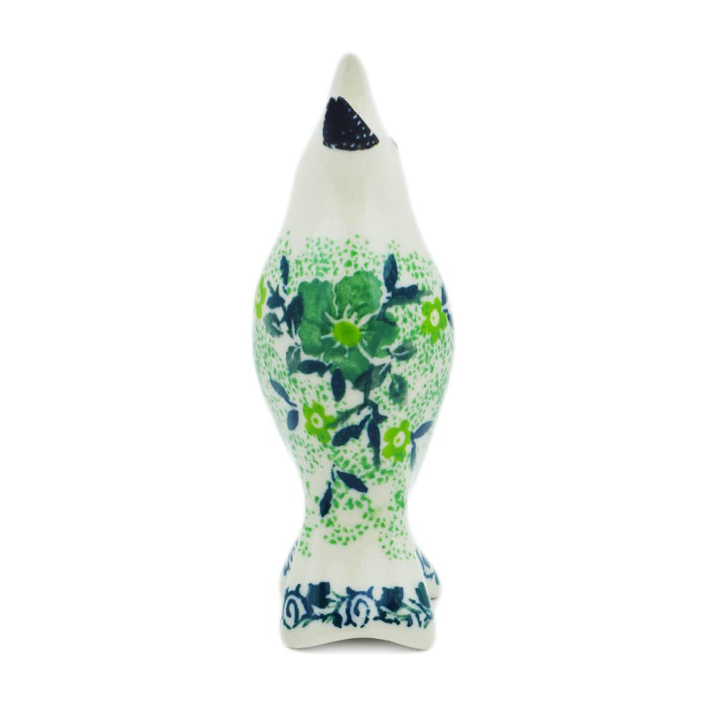 Polish Pottery 4-inch Pie Bird made by Ceramika Artystyczna (Envy Theme) + Certificate of Authenticity