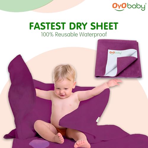 OYO BABY - Quickly Dry Super Soft Waterproof and Reusable Mat/Underpad/Absorbent Sheets/Mattress Protector - Image 2 thumbnail