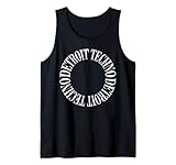 Detroit Techno Raver DJ Rave Party EDM Festival Tank Top