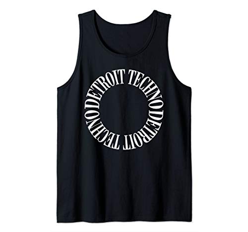 Detroit Techno Raver DJ Rave Party EDM Festival Tank Top
