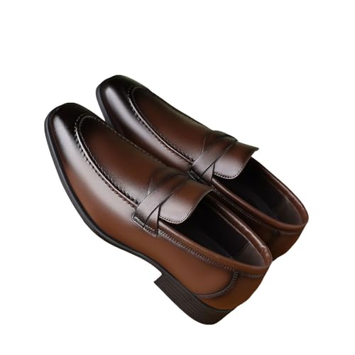 Chaussures homme ville cuir anti-fatigue derbies habillées confort Hixingo