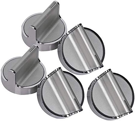 5 Pack W10594481 Knob for Whirlpool Stove/Range- Replace WPW10594481, AP6023301, PS11756643