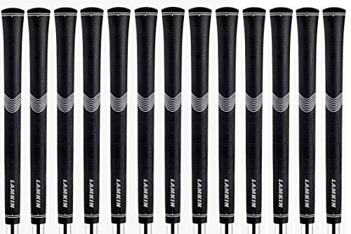 Lamkin Sonar + Black Grips, 13 Grip Bundle (MIDSIZE)