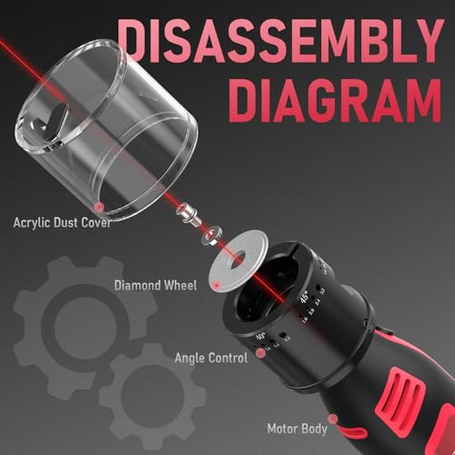 Image of YESWELDER 110V Tungsten Electrode Sharpener, LED Display, 6 Angles 4 Sizes | Handheld Electric, Durable CNC Aluminum Alloy Head, TIG Welding Rotary Tool With Flat Grinding Block Cut-Off Slot