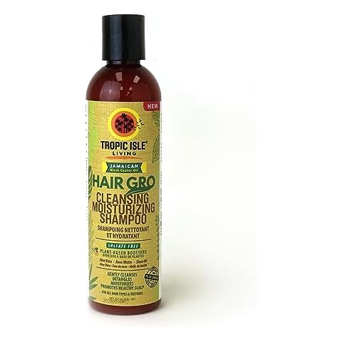 Hair Gro Cleansing Moisturizing Shampoo 237ml - Infused with Aloe Vera, Rose Water to Nourish and Soften, Shea Oil for Moisture and Strength, Paraben and Sulfate Free Cover
