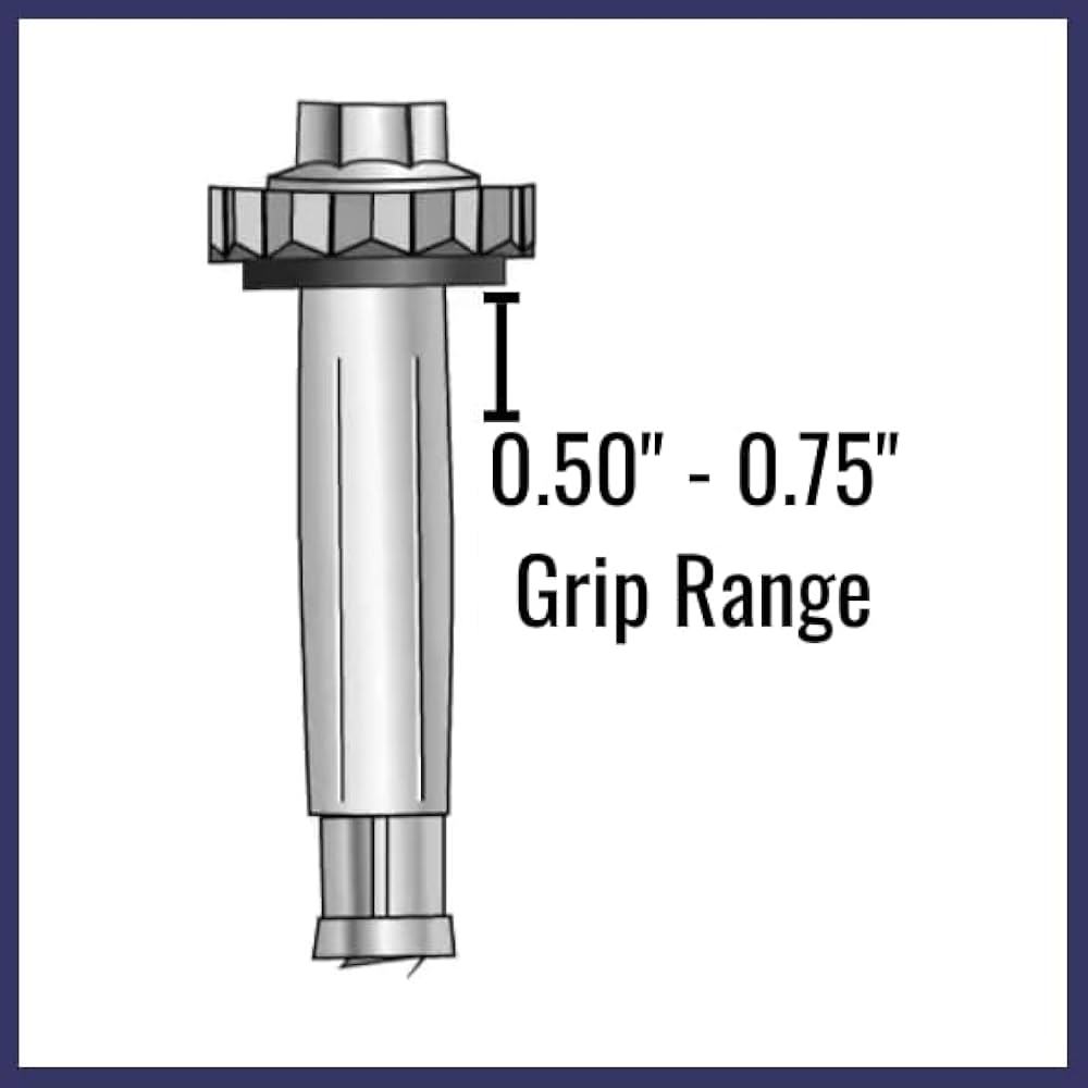 Fab-Lok Fasteners 18.8 Stainless Steel Screw .500