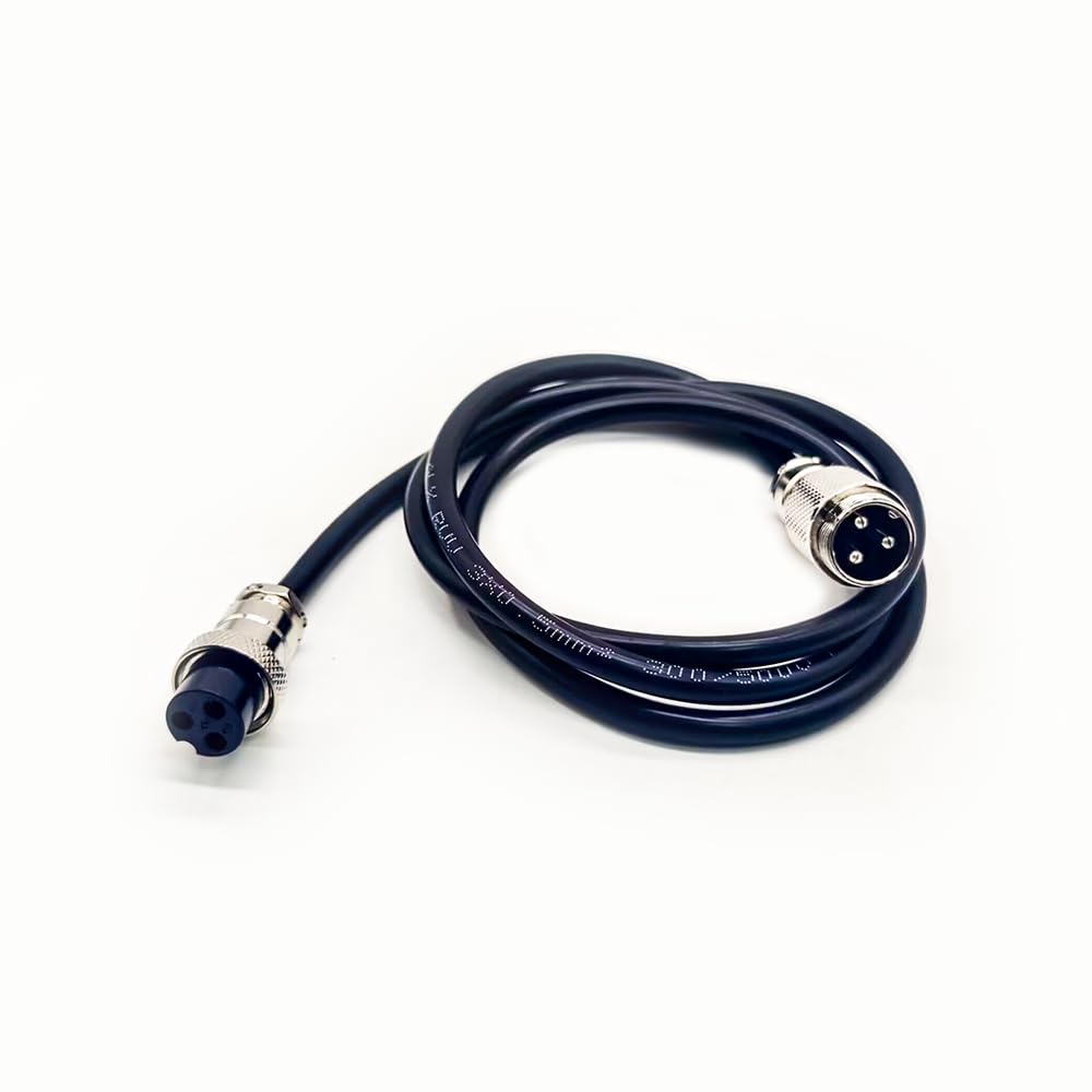 10 unids GX16 3 pines cable cable cable enchufe de aire macho a hembra aviación conector conjunto de cables 1 m