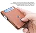 TRAVANDO Money Clip Wallet RIO - Mens Wallets slim Front Pocket RFID Blocking Card Holder Minimalist Mini Bifold Gift Box (Vintage Leather, Cognac Brown)