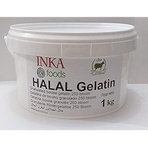 HALAL granulated gelatin, 250 bloom, neutral flavor – 1kg
