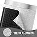 Metronic 4x8 Inch Bubble Mailer 50 Pack,Black Bubble Mailers, Waterproof Self Seal Adhesive Shipping Bags,Padded Envelopes for Shipping, Mailing, Packaging, Bulk #000, Bubble Mailers Usable Size 4x7