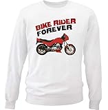  Teesandengines Moto Guzzi v50 Monza Bike Rider Forever Sudadera Size Xlarge