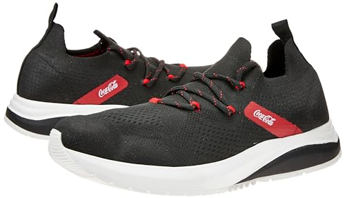 Tênis Coca-Cola Shoes, X-Fly Spark, Masculino, Preto/Vermelho, 40