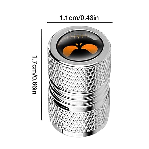 Tampão da válvula da haste do pneu, Matte Skull Alloy Tire Valve Caps, Tampa de ar de pneu para carr