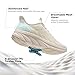 ALLSWIFIT Women's Slip On Walking Shoes Running Comfortable Tennis Breathable Non Slip Athletic Gym Workout Cross Training Fashion Sneakers,Size 9,Ivory,SARR034W