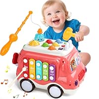 Giochi Montessori Bambini 1 Anno Regalo Bambina Bambino 1 2 3 Anni Acchiappa la Talpa Strumenti Musicali Bambini 1 Anno Compleanno Regali Educativi Bambi con Giochi Pesca