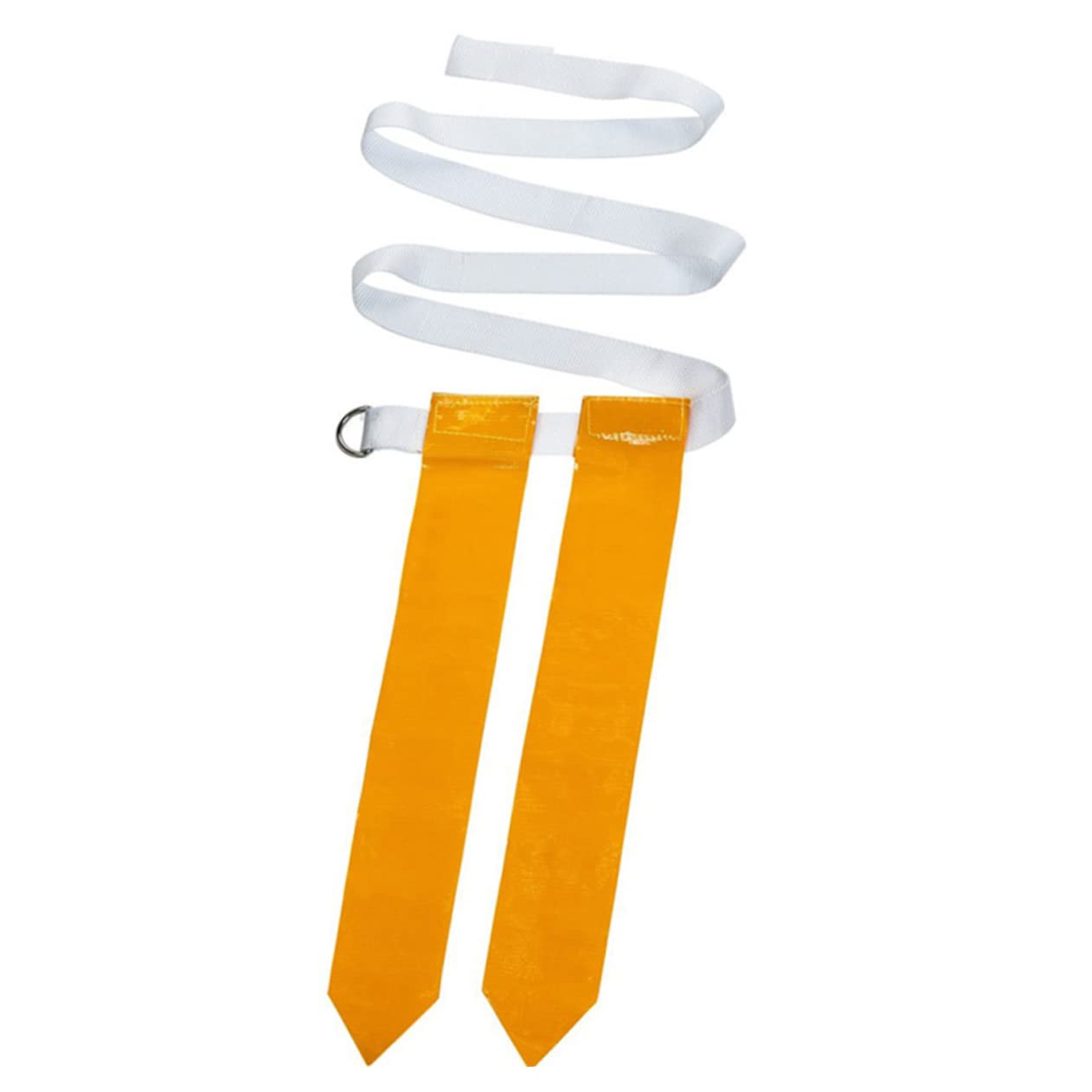 NAMOARLY Football Training Equipment 8 Pcs Rugby Waist Belt Set American Football Waist Flags 2 White 2 with Flags Yellow Plate Cone for Boys and Girls