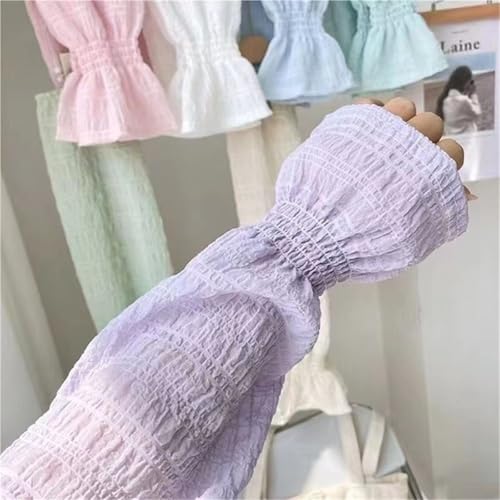 Mangas de protección solar para evitar quemaduras guantes de malla 6