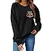 Heated Rivalry Shirt Fun Graphic Womens Sports Tops Long Sleeve Pullover Intense Competition Sweatshirt for Movies Fans(Black,L)