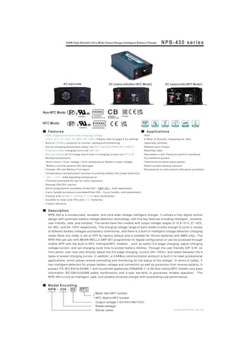Alimentation à découpage NPB-750-24 régulateur tension - 3