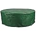 WOLTU GZ1162 Housse de Protection pour Table de Jardin Ovale imperméable 70x180x120cm,Vert