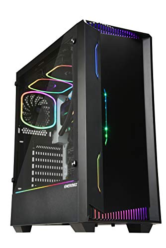 37 Migliori Case Pc : classifica dei più venduti online enermax LIBLLUSIONE LL30 - Custodia per PC Gaming ATX con pannello laterale in vetro temprato e fanale anteriore ARGB incl. ventola posteriore RGB da 12 cm; ECA-LL30-M1BB-ARGB, nero