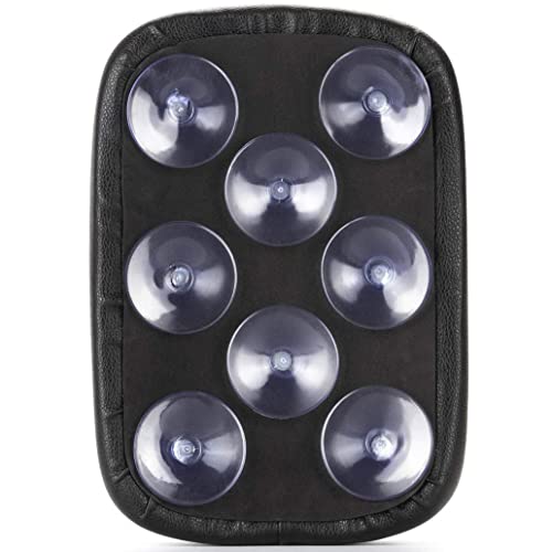 Voripo 10.63 Inches Pillion Pad Seat 8 Suction Cup Solo Rear Seat Passenger Saddle Compatible With Harley Sportster Softail Touring Xl883 1200 48 Black #TOP1