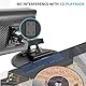 Epronic CD Schlitz 17mm Kugeladapter GPS Halterung für Carplay Bildschirm, 4 Tasten Verriegelung Kompatibel mit 7/10.26 Zoll Portable Monitor Autoradio Auto Stereo GPS