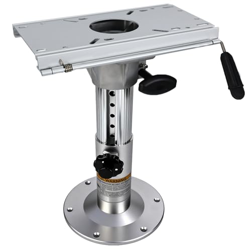 Boat Seat Pedestal with Slider 14-20 Inch Boat Seat Pedestals and Bases