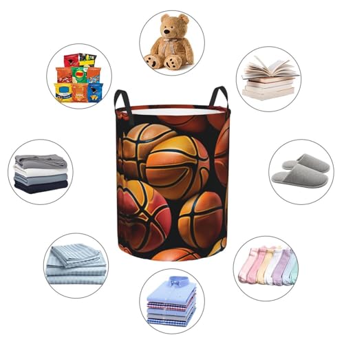 Panier à linge avec poignées panier décoratif vêtements couvertures