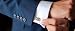 Ducomi® Línea de Lujo Gemelos de Plata y Oro Chapado (Dispositivo)