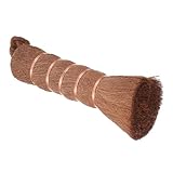 CALLARON Cepillo Limpiador de Platos y Cuencos de Palma Marrón, Fácil para Eliminar Manchas de Comida, Adecuado para Lavar Utensilios en Cocina y Mesa