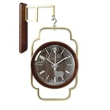 Photo Gallery roltin orologio da parete bifacciale orologio da parete retrò vintage orologio da parete classico con rotazione di 360 gradi per soggiorno all aperto, camera da letto o arredamento da giardino Photo Gallery roltin orologio da parete bifacciale orologio da parete retrò vintage orologio da parete classico con rotazione di 360 gradi per soggiorno all aperto, camera da letto o arredamento da giardino
